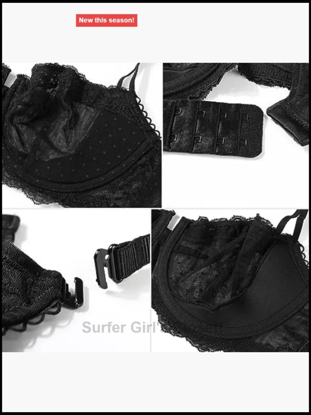 Push Up Unlined Lace Sheer Underwire Multiway Everyday Bra - Women's